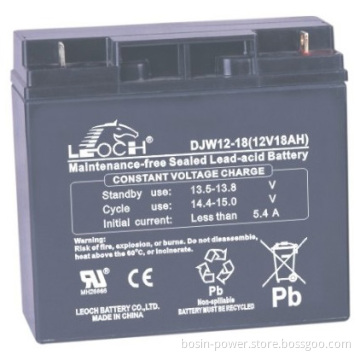 12V/18ah Maintenance-Free Sealed Lead-Acid Battery